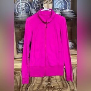 Lululemon Pink Asana jacket size 6- see flaws